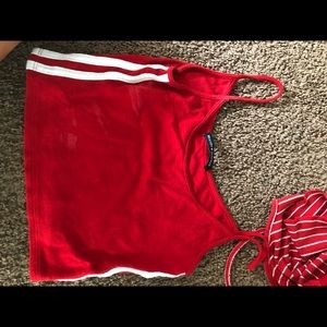 BRANDY MELVILLE SIDE STRIPED TANK TOP